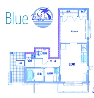 K s club II【1階】の間取り