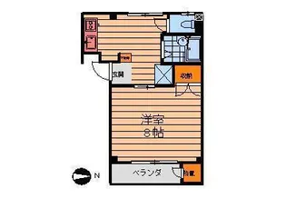 セゾン鳥居ヶ丘【1階】の間取り