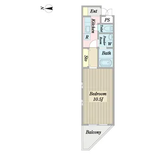 ISクロシェット【4階】の間取り
