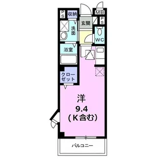 アームズTAKAMI B【1階】の間取り