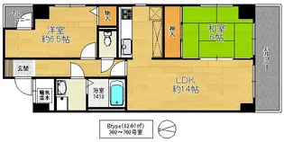 梅田鴻臚館【3階】の間取り