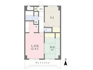 グランヒルST【4階】の間取り