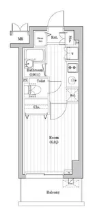 レジデンス横浜天王町【4階】の間取り