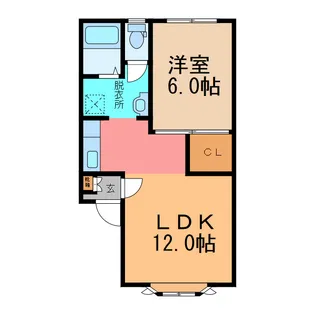 ヴィラやまなみ【1階】の間取り