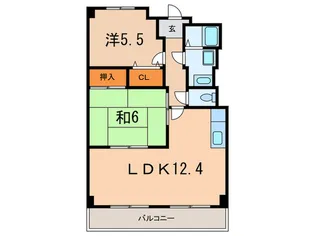 エール甲南【7階】の間取り