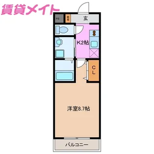 Casa Popolare【2階】の間取り