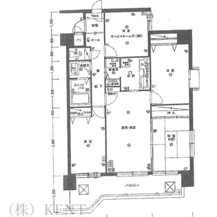 リラハイツ表参道【3階】の間取り