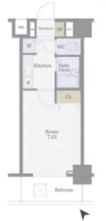 メインステージ茅場町【8階】の間取り