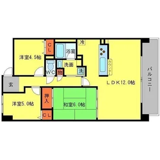 Minoo Hills【2階】の間取り
