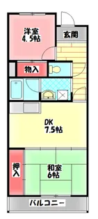 リビエール日向【3階】の間取り