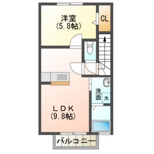 グランドルフ【2階】の間取り