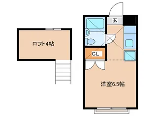 ブルーム62【2階】の間取り