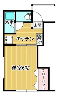 コーポオオキ【2階】の間取り