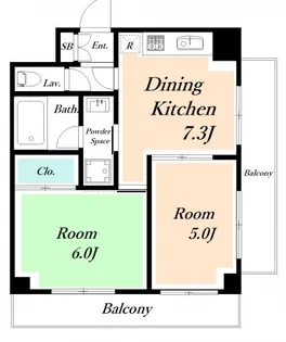 メゾンプルミエ弐番館【3階】の間取り