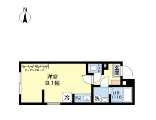 rcレジ亀戸【5階】の間取り