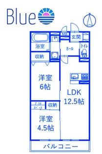 カパル江の島【1階】の間取り