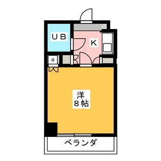 メゾンドエストII【12階】の間取り