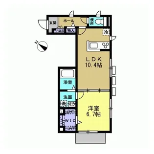 ピース・グランディ川崎【3階】の間取り