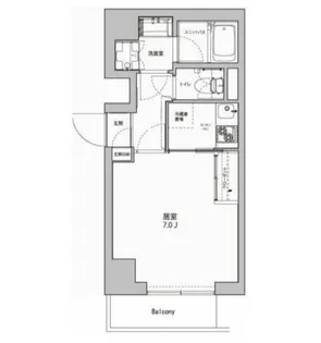プライムアーバン麻布十番【9階】の間取り