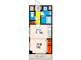 Palazzo Hashimoto Quinto【3階】の間取り