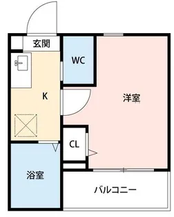 フェリシテ大崎【2階】の間取り