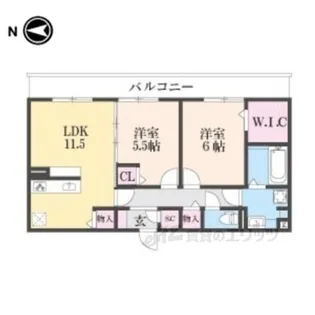 BenestabileA棟【2階】の間取り