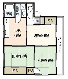 永岡ハイツ【2階】の間取り