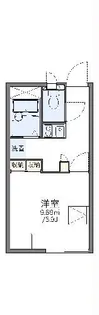 レオパレス福王台【1階】の間取り