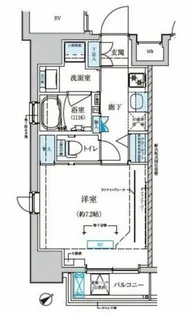 ベルシード門前仲町【3階】の間取り