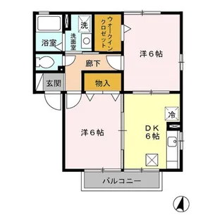 オリーヴ【2階】の間取り