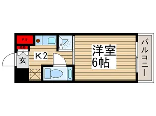 晴花マンション亀戸【4階】の間取り
