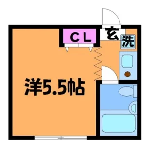 セサミコート【1階】の間取り