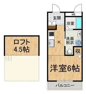 Blue casa【1階】の間取り