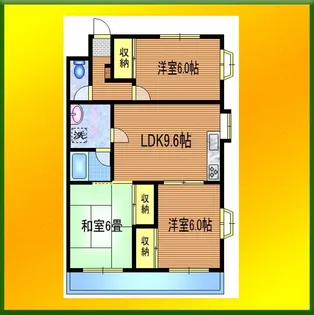 加藤ハイツ【2階】の間取り