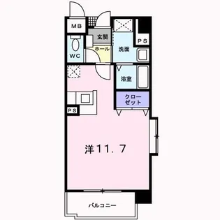 ベラルデ【3階】の間取り