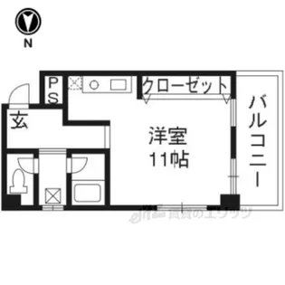 インペリアル御池【2階】の間取り