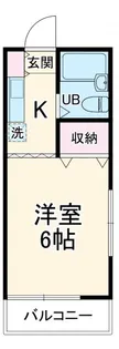 ビサイド日吉【1階】の間取り