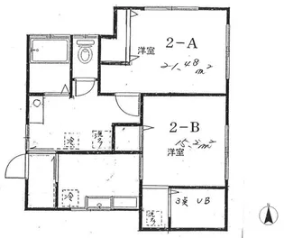 堀内ハウス【2階】の間取り