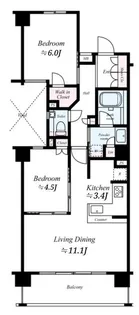 アーリアシティ曳舟II【3階】の間取り