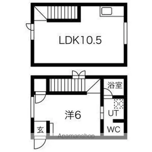 円山NAGAYA【1階】の間取り