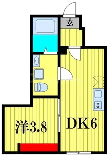 ルナアルタ【1階】の間取り