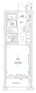 バージュアル横濱港北【5階】の間取り