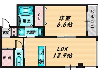 グランディール【3階】の間取り