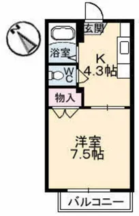 セフィラ矢野東【2階】の間取り