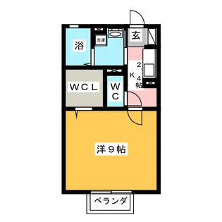 レセンテ一宮【2階】の間取り