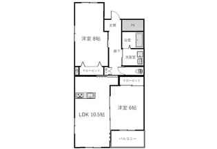クオーレ【4階】の間取り