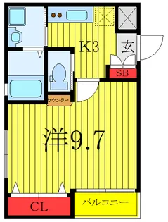 ディアグラン王子【3階】の間取り