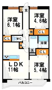 ステラ21【6階】の間取り