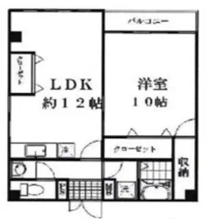 K-1ビル【2階】の間取り