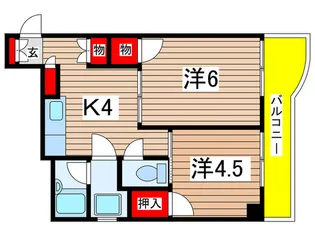 メゾンWAVE【2階】の間取り
